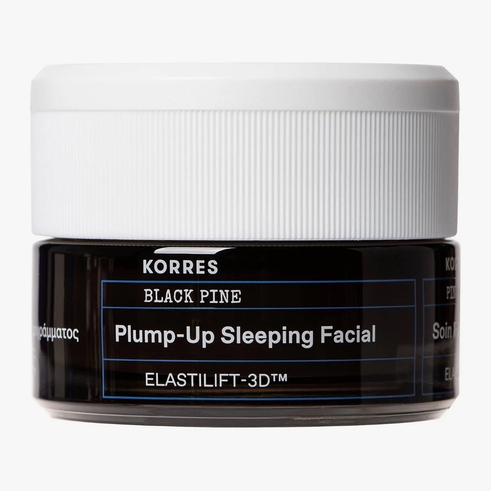 Korres Black Pine Plump-Up Sleeping Facial, 1.3 oz.